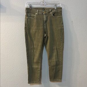 Michael Kors Green Slim Jeans Versatile Casual Wear